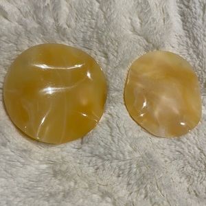 Oversized potato chip earrings *2 for $10*